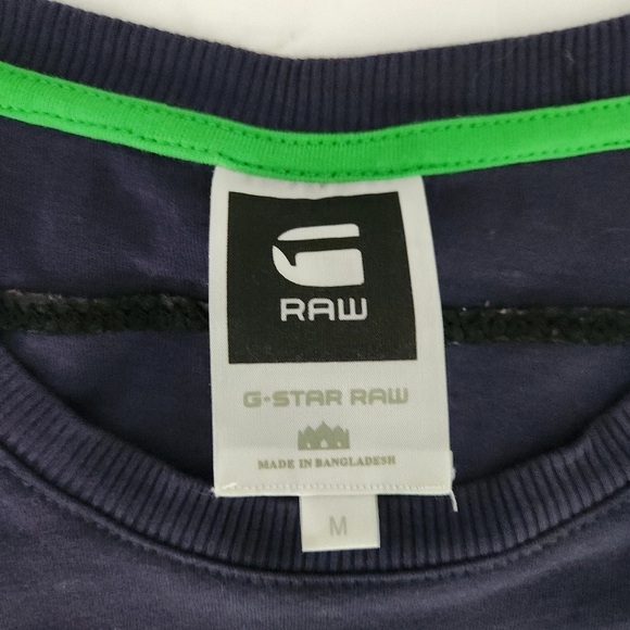 G-STAR RAW Graphic Logo T-Shirt navy medium - Picture 7 of 13